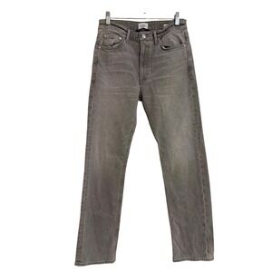 Citizens of Humanity Zurie High Rise Straight Leg Jeans Grey Faded Size 28 NWOT